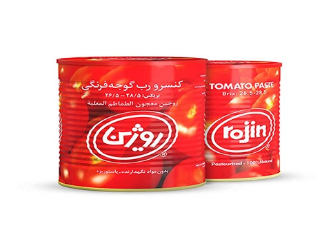 قیمت خرید رب گوجه فرنگی روژین تاک با فروش عمده